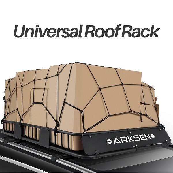 Shop ARKSEN 64" Universal Roof Rack Cargo Extension with Cargo Net